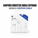Earpods Directos Doble Entrada EARPODS DOBLE en México - Maxi Accesorios México