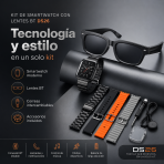 Kit de smartwatch con lentes BT DS26 - Maxi Accesorios México