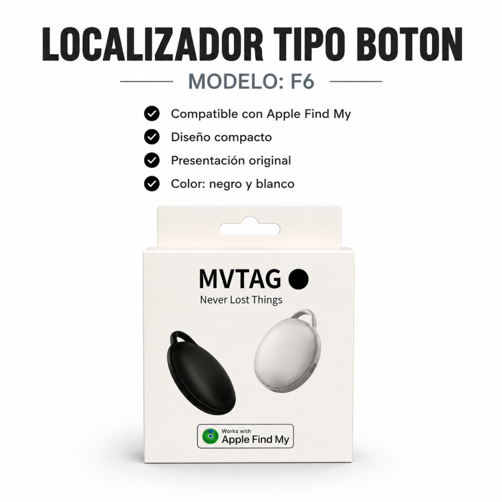 Localizador Tipo Boton F6 - Maxi Accesorios México