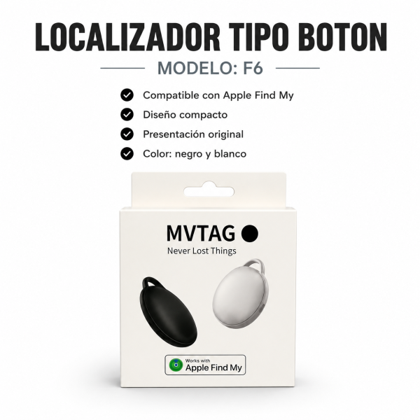 Localizador Tipo Boton F6 - Maxi Accesorios México