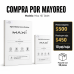 Paquete mica de hidrogel tipo HD para tablet de 14 pulgadas MICA HD TABLET - Maxi Accesorios México