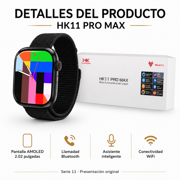 Smartwatch Serie 11 HK10 PRO MAX - Maxi Accesorios México