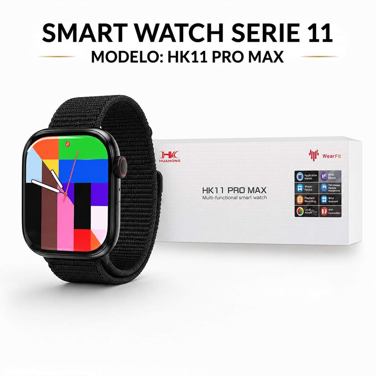 Smartwatch Serie 11 HK10 PRO MAX Smartwatch Serie 11 HK10 PRO MAX en México - Maxi Accesorios México