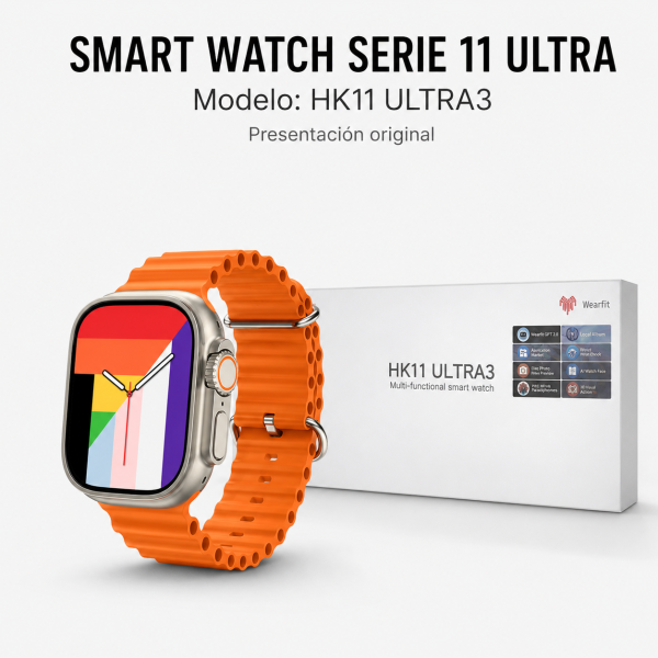 Smartwatch Serie 11 Ultra HK11 ULTRA3 en México - Maxi Accesorios México