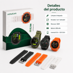 Smartwatch con lámpara uso rudo HW-R1 PRO - Maxi Accesorios México