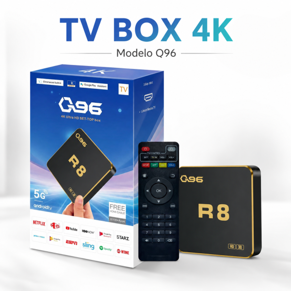 TV Box 4K Q96 en México - Maxi Accesorios México