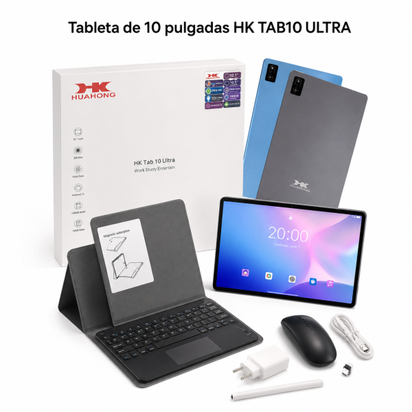 Tableta de 10 pulgadas HK TAB10 ULTRA en México - Maxi Accesorios México