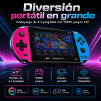 Videojuego de 4.3 pulgadas con 10000 juegos X12 - Maxi Accesorios México