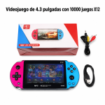 Videojuego de 4.3 pulgadas con 10000 juegos X12 en México - Maxi Accesorios México
