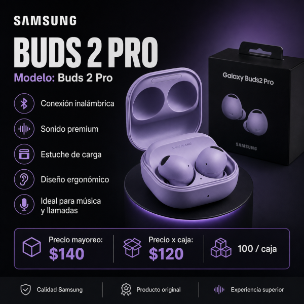 Audífono Samsung – BUDS 2 PRO - Maxi Accesorios México
