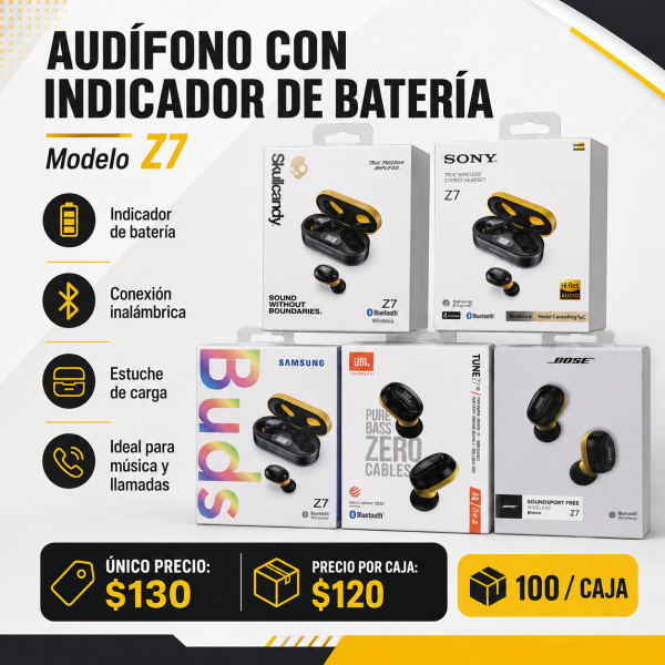 Audífono con indicador de batería – 27 - Maxi Accesorios México