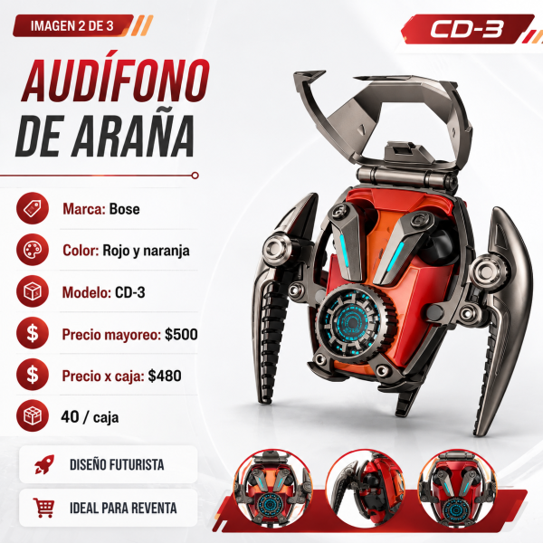 Audífono de araña – CD-3 - Maxi Accesorios México