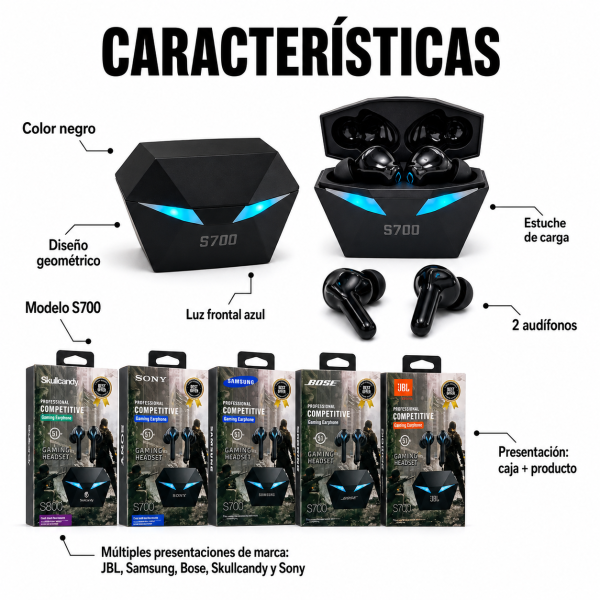Audífono de cobra – S700 - Maxi Accesorios México