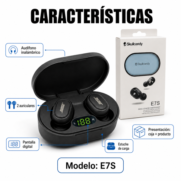 Audífono económico – E7S - Maxi Accesorios México