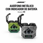 Audífono metálico con indicador de batería – H9 en México - Maxi Accesorios México