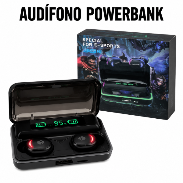 Audífono powerbank – B10S en México - Maxi Accesorios México