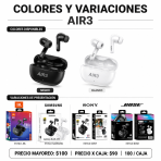 Audífonos Bluetooth – AIR3 - Maxi Accesorios México