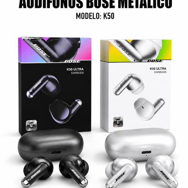 Audífonos Bose metálicos – K50 en México - Maxi Accesorios México