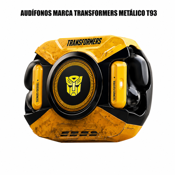 Audífonos Marca Transformers Metálico – T93 en México - Maxi Accesorios México