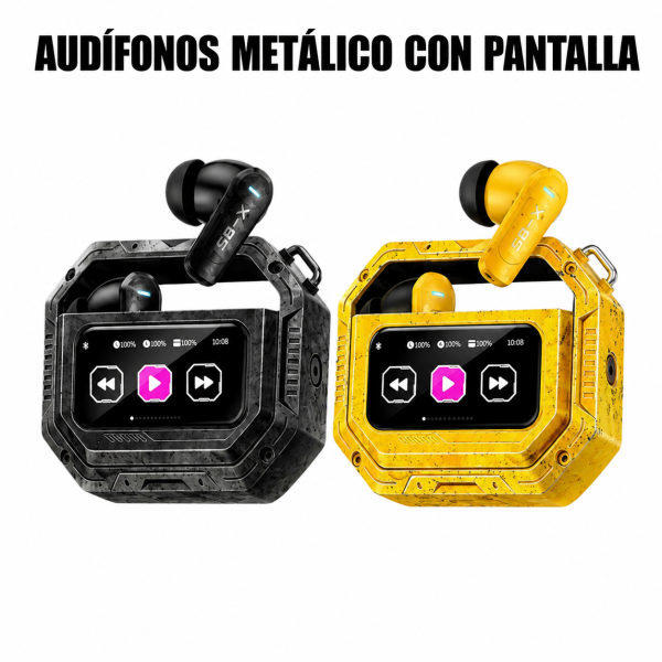 Audífonos Metálico con Pantalla – X85 en México - Maxi Accesorios México