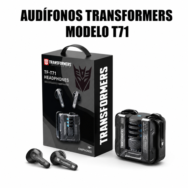Audífonos Transformers – T71 en México - Maxi Accesorios México