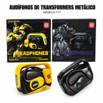 Audífonos de Transformers Metálico – T77 en México - Maxi Accesorios México