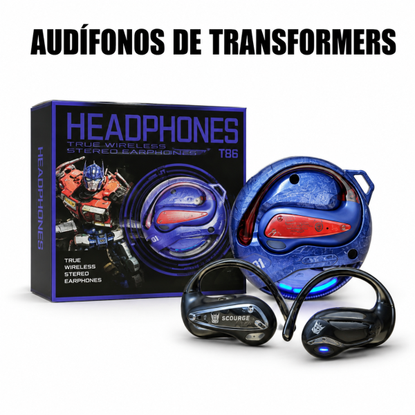 Audífonos de Transformers – T86 en México - Maxi Accesorios México