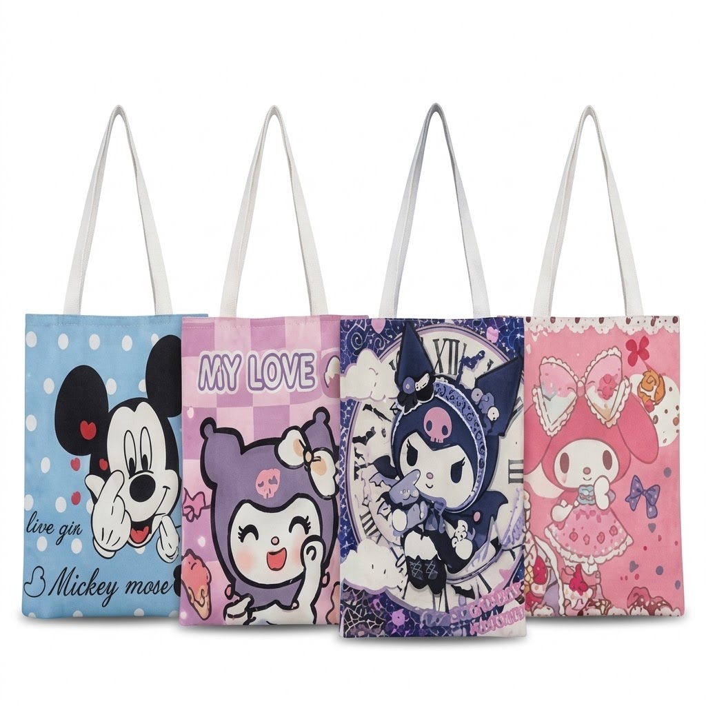Bolsa de Kuromi, Mickey Mouse y Hello Kitty – SNX-005 en México - Maxi Accesorios México