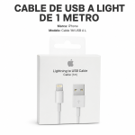 Cable USB a Lightning de 1 m – CABLE 1M USB A L en México - Maxi Accesorios México