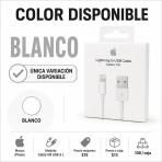 Cable USB a Lightning de 1 m – CABLE 1M USB A L - Maxi Accesorios México