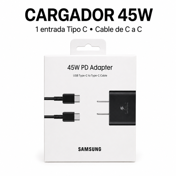 Cargador 45W en México - Maxi Accesorios México