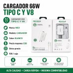 Cargador 66W Tipo C y USB – CARGADOR - Maxi Accesorios México