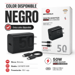 Cargador Motorola 50W Tipo C – CAR MOTO 50W - Maxi Accesorios México
