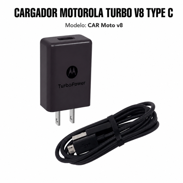 Cargador Motorola turbo V8 / Tipo C – CAR MOTO V8 en México - Maxi Accesorios México