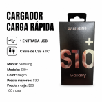 Cargador de carga rápida – S10+ en México - Maxi Accesorios México