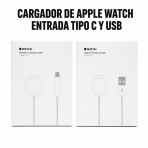 Cargador para Apple Watch Tipo C y USB – CAR WATCH en México - Maxi Accesorios México