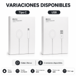 Cargador para Apple Watch Tipo C y USB – CAR WATCH - Maxi Accesorios México