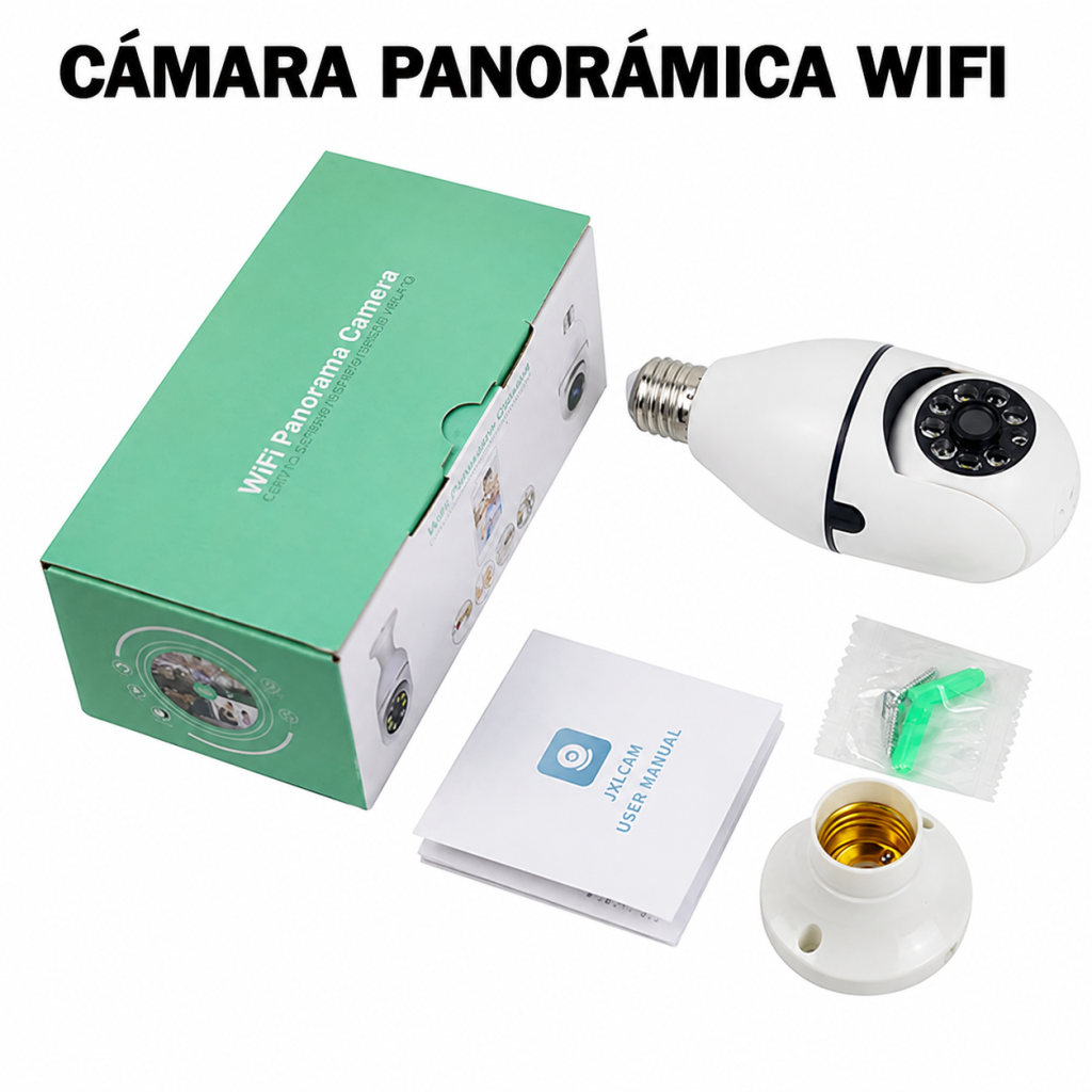 Foco con cámara – E27 en México - Maxi Accesorios México