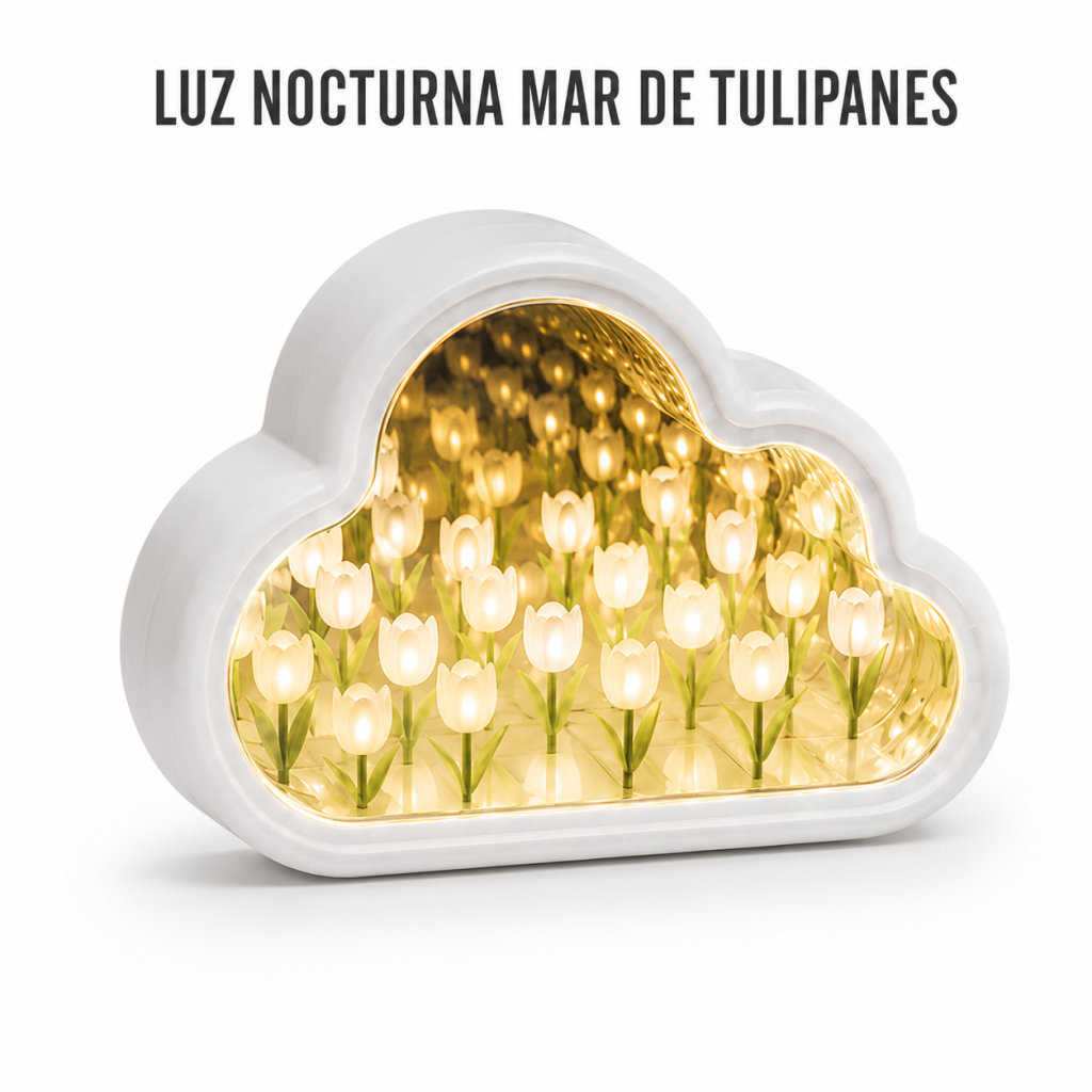 Luz nocturna mar de tulipanes – HD-20 en México - Maxi Accesorios México