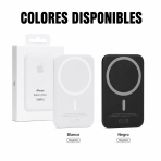 MagSafe tipo pila con carga magnética - Maxi Accesorios México