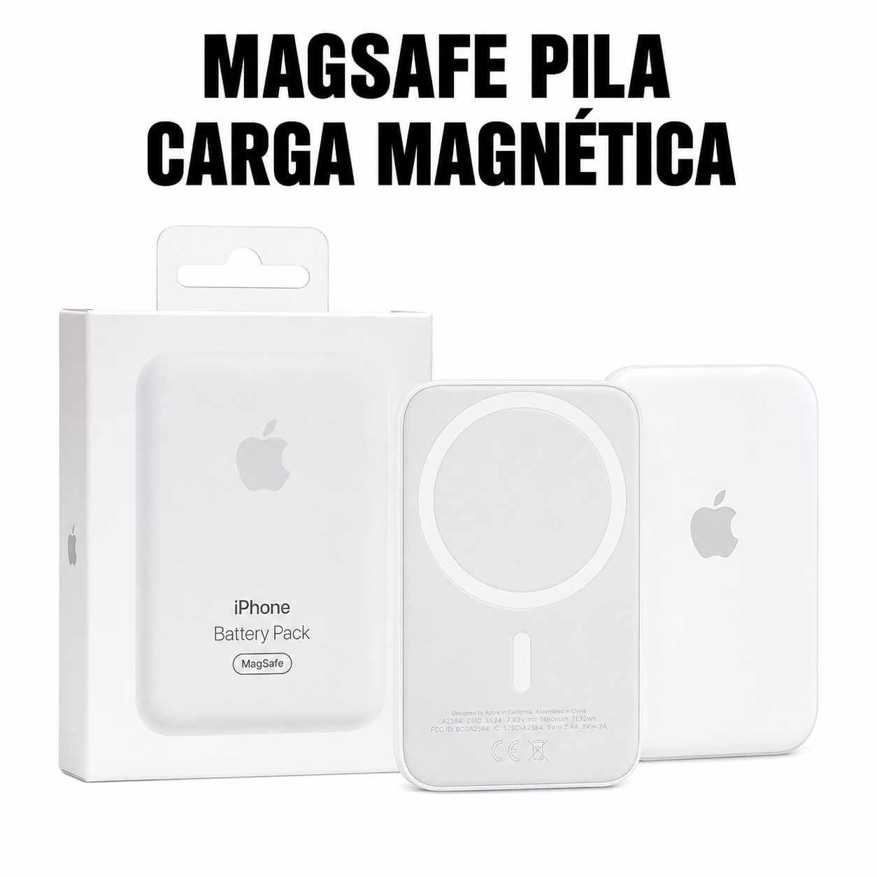 MagSafe tipo pila con carga magnética MagSafe tipo pila con carga magnética en México - Maxi Accesorios México