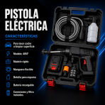 Pistola eléctrica para lavar coche o superficies – 48VF - Maxi Accesorios México
