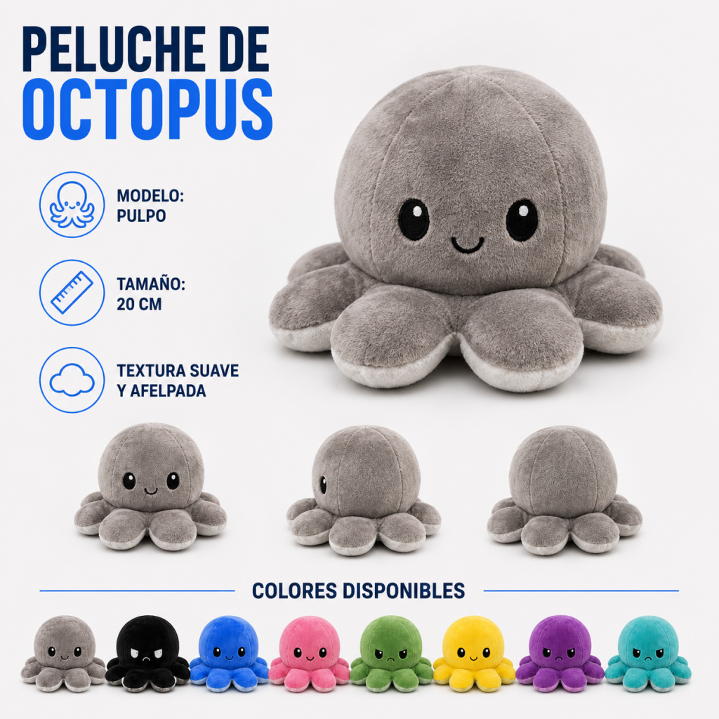 Pulpo de 20 cm – PULPO - Maxi Accesorios México
