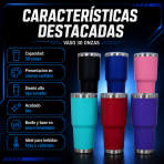 Vaso de 30 onzas - Maxi Accesorios México